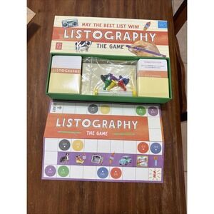 Listography The Game - May The Best List Win, New Complete EUC